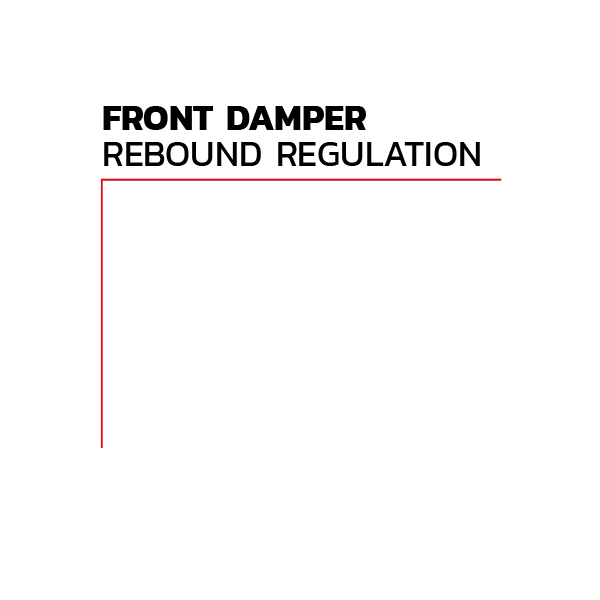 FRT45 Rear damper - REBOUND REGULATION