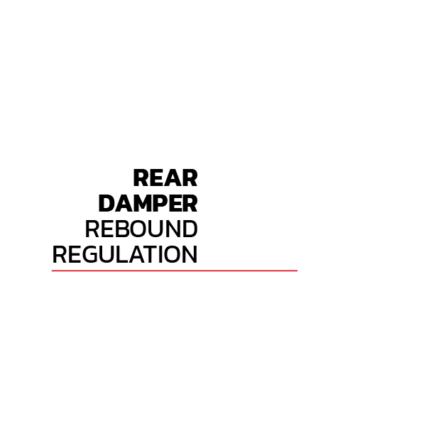 FRT45 Rear damper - REBOUND REGULATION